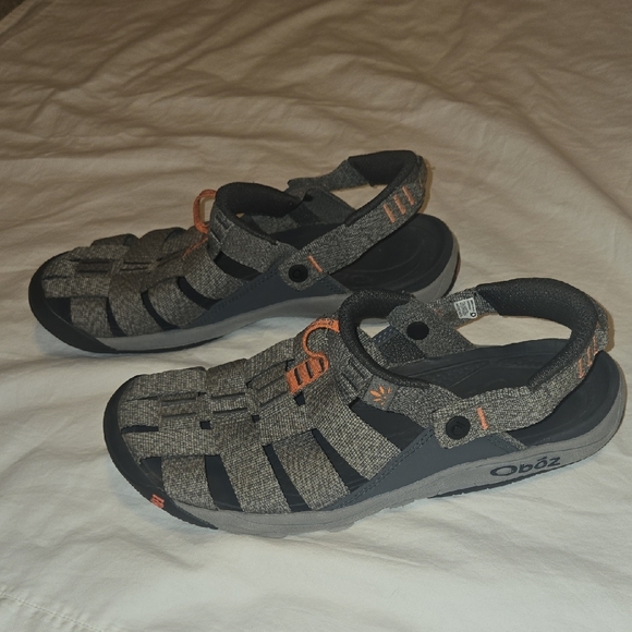 Womans Oboz Campster Sandals Size 10 Gray And Pink - Picture 2 of 10